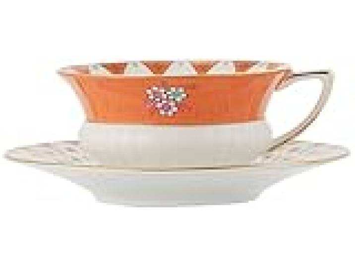 Wedgwood Wonderlust Lot de 2 tasses à thé et soucoupes Pivoine Diamant