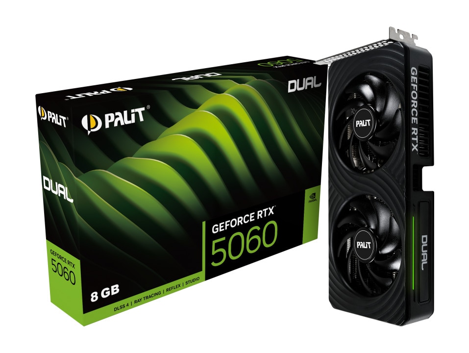 PALIT GeForce RTX 5060 Dual Grafikkarte 8 GB