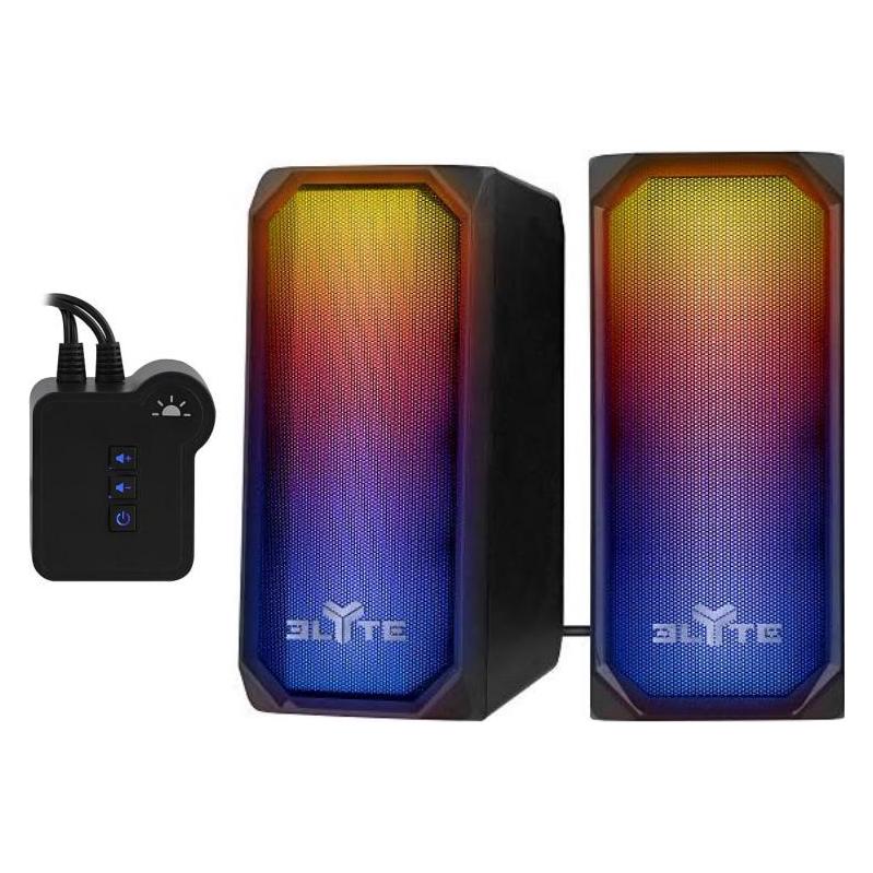 T'nB Enceintes Bluetooth RGB SPY100 (Noir) (SPY100)