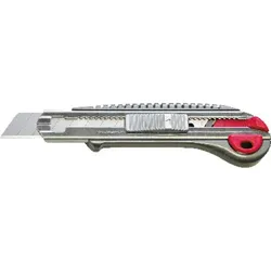 Cuttermesser mit Magazin, 18mm Klingenbreite - silber
