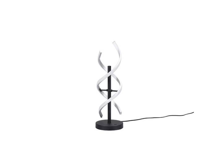 Led-Tischleuchte Sequence, Schwarz, Alufarben, Metall, 48.5 cm, Lampen & Leuchten, Innenbeleuchtung, Tischlampen