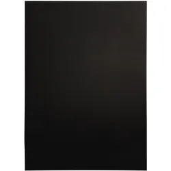 100 Rückendeckel Karton A4, Nobless, ohne Rille, schwarz