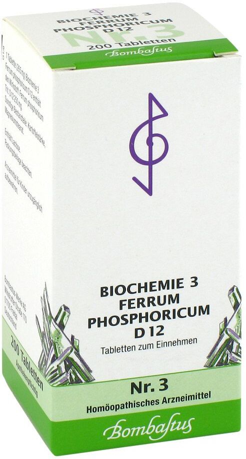 Biochemie 3 Ferrum phosphoricum D12 Tabletten Bombastus