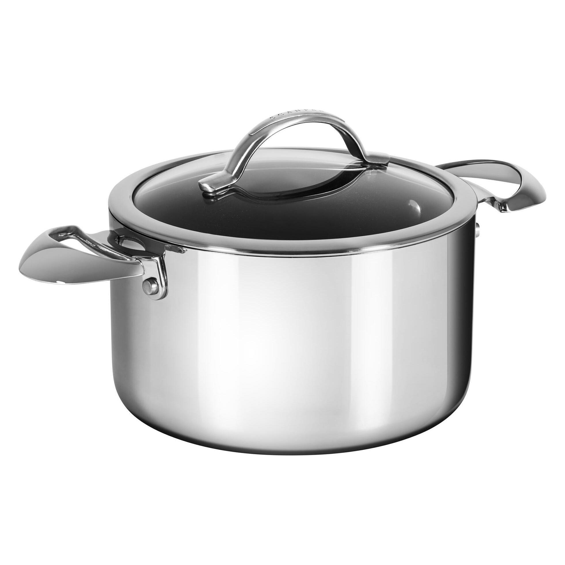 Scanpan Kochtopf HaptIQ Ø 20 cm - mit Deckel (Kochtopf, Aluminium, Edelstahl, 20 x 16 cm) (6001252000)