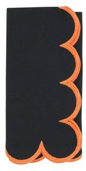"Saro Lifestyle Sweet Edge Scalloped Napkin (Set of 4) - 20""x20"""