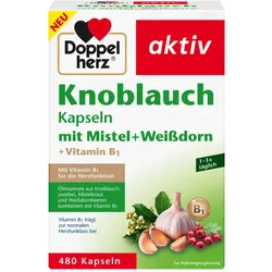 Doppelherz Knobl.kap.m.mistel+weißdorn+vitamin B1 480 St