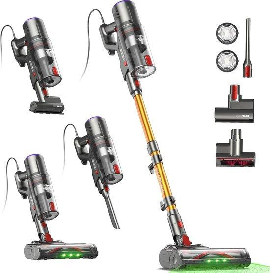 FAMIVAC Steelstofzuiger met Snoer - Lichtgewicht 1,3kg - Groen