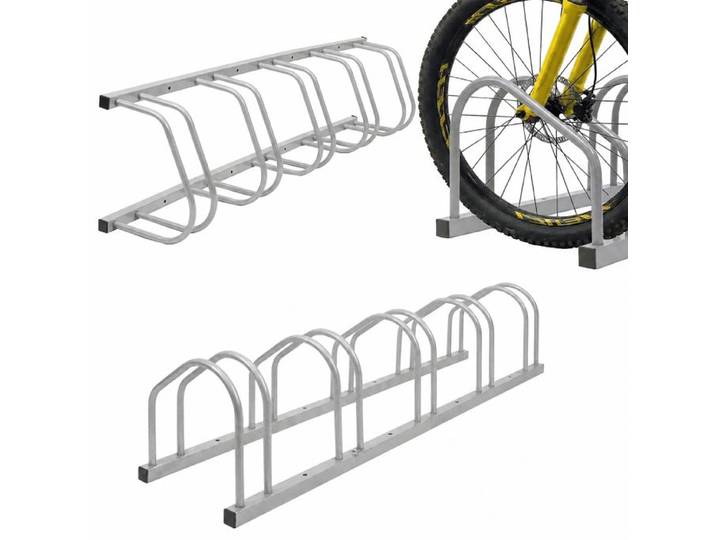 Relaxdays Support vélo au sol et au mur