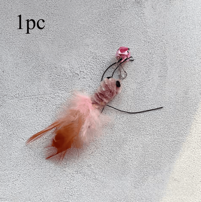 Inspire Curations Plush Insect Replacement Heads For Cat Teaser Wands 1pc D