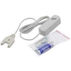 Schabus 200100 WWD 100 Wireless Water Detector Wassermelder mit App-Steuerung, mit externem Sensor batteriebetrieben