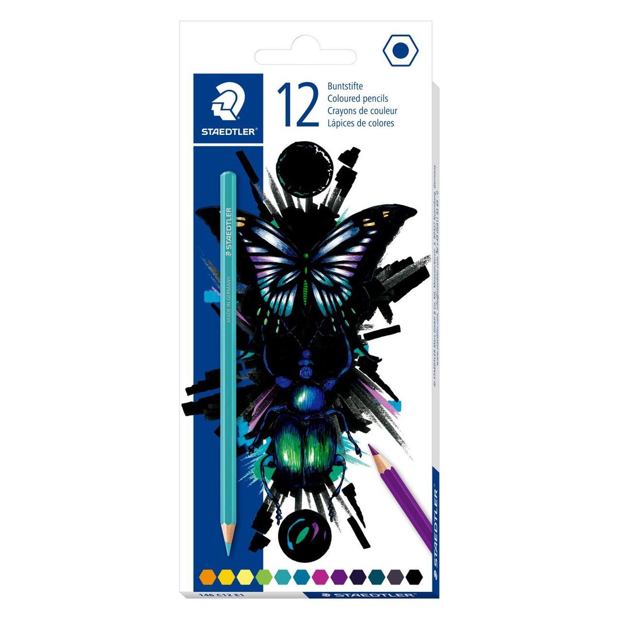 Staedtler Farbstiftetui 12ST sortiert (12x) (146 C12 E1)