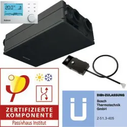 Buderus Logavent HRV156-120 K BS Kompaktlüftungsgerät mit Wärmerückgewinnung