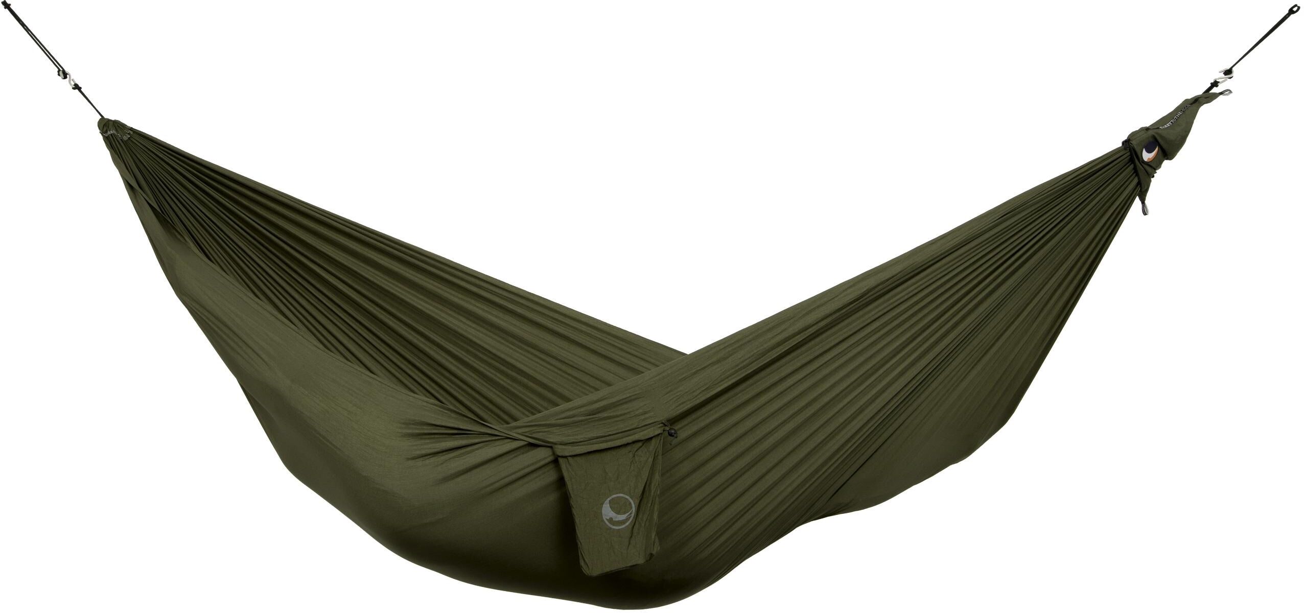 Hängematte "ticket to the moon Compact Army Green", grün, B:155cm L:320cm, Hängematten, Hängematte grün Einheitsgröße