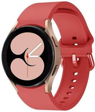 Everyday Crate Samsung Galaxy Watch 5 5 Pro Silicone Watch Band Soft Adjustable Replacement Strap With Colorful Buckle red