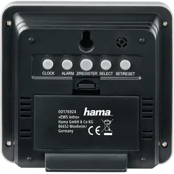 Hama EWS Intro, Wetterstation, Schwarz, Silber