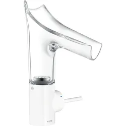 Hansgrohe Waschtischmischer Axor Starck V weiss Nicht für (halb-)öf.Bereich empfohlen., 12112450 12112450