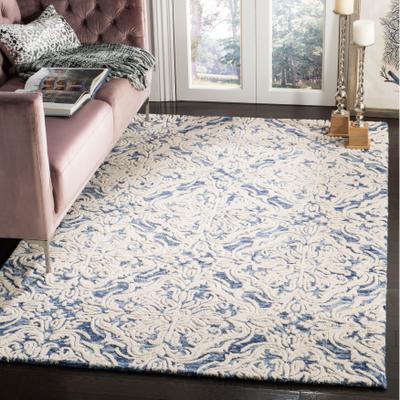 SAFAVIEH Handmade Blossom Letty Modern Floral Wool Rug