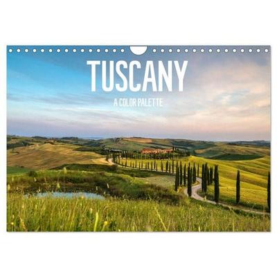 Tuscany A color palette (Wall Calendar 2027 DIN A4 landscape), CALVENDO 12 Month Wall Calendar