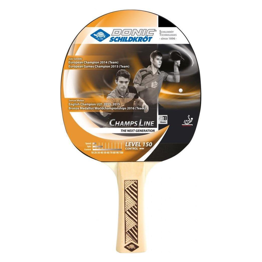 Donic Schildkröt SCHILDKRÖT Tischtennisschläger "Champs Line 150 FSC" wertiger konkaver Holz, Einsteiger-Serie, 5-... (705116)