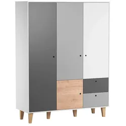 BABYKLEIDERSCHRANK 3 Türen Holz
