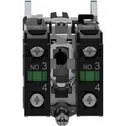 Schneider Electric Wahlschalter 22mm 2S, Schalter + Taster, Schwarz