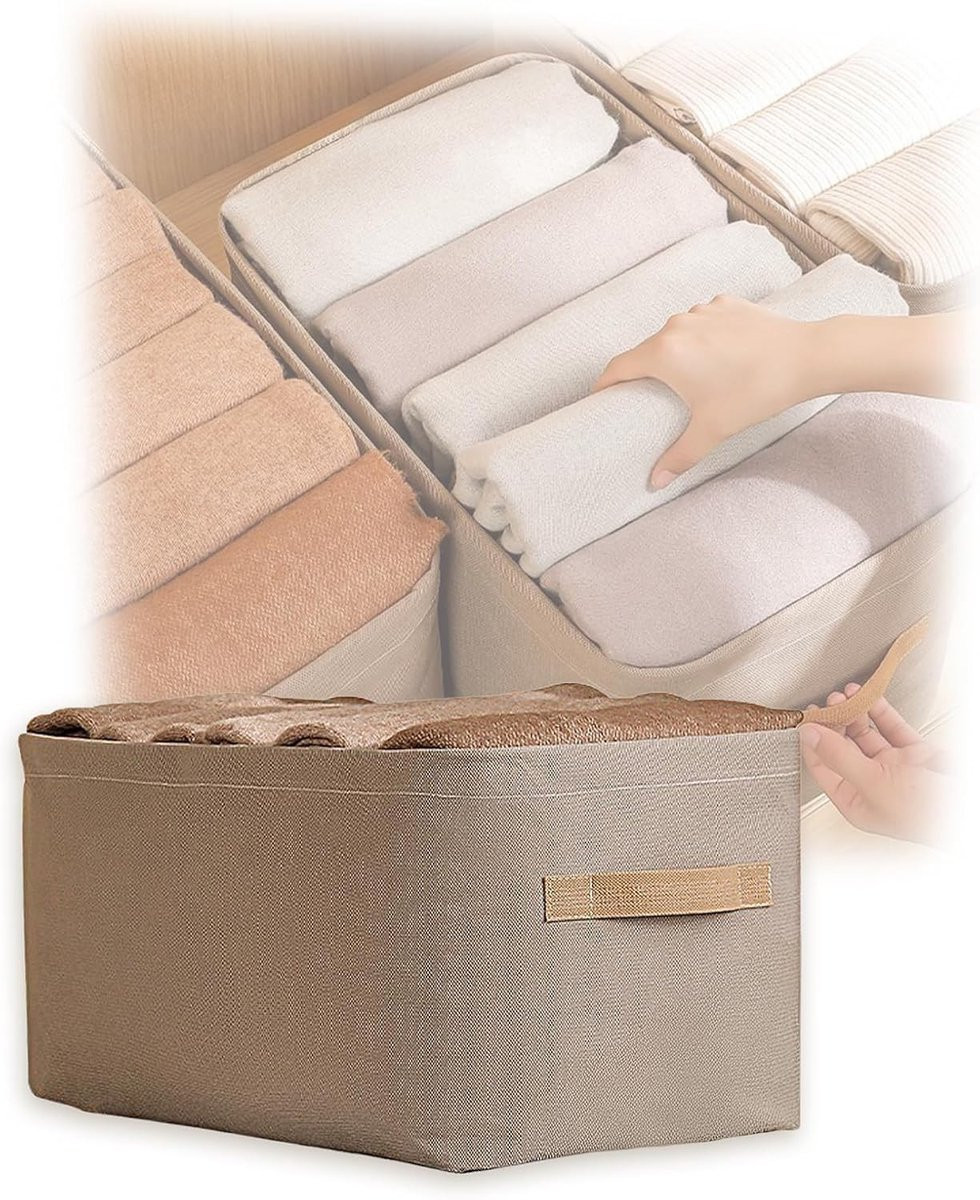 Ruimtebesparende vouwbare kledingkast met handvat voor kleding en accessoires
