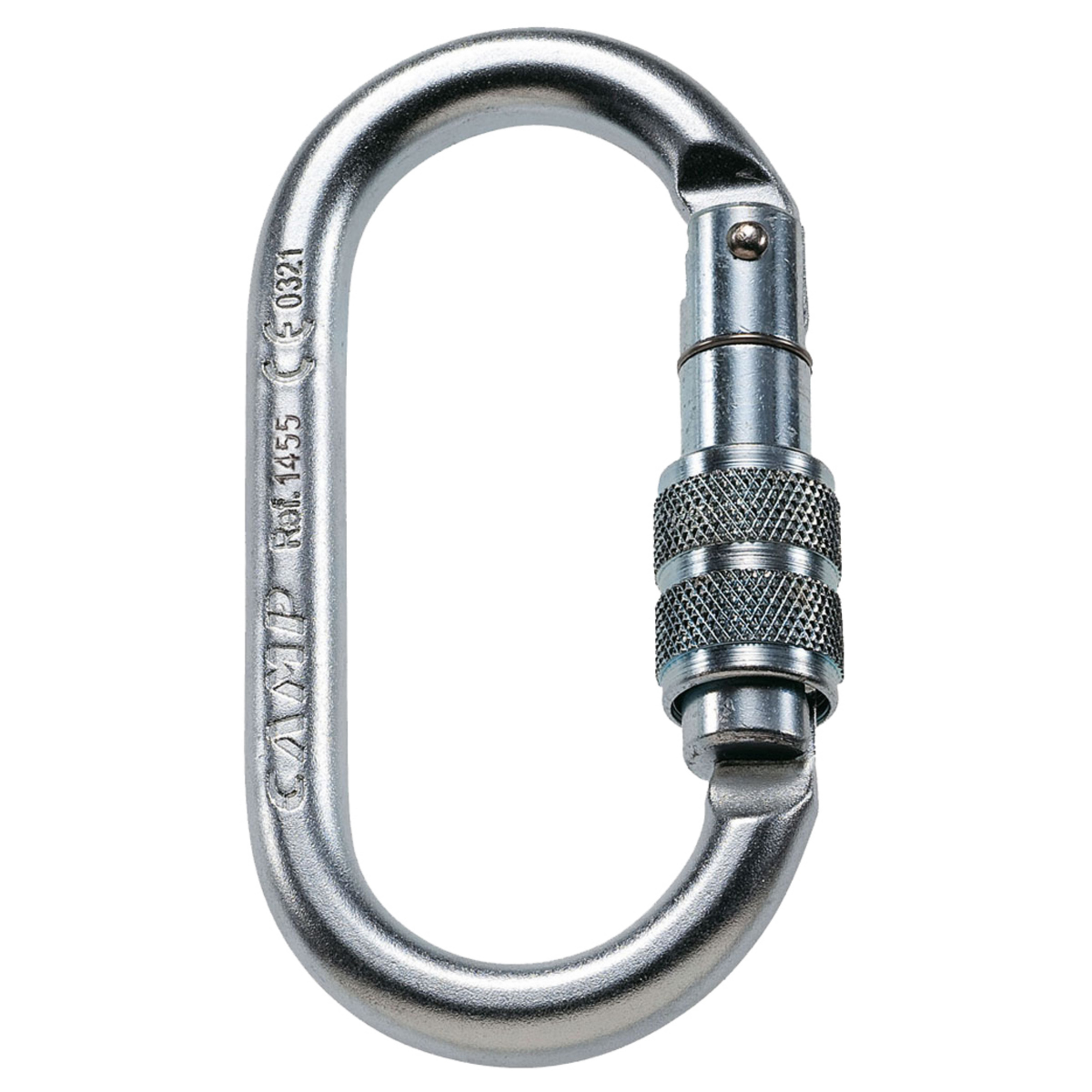 Camp Oval Pro Lock Stahlkarabiner Karabiner silber Sportklettern