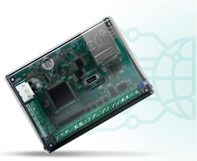 Satel ETHM-A Meldingsmodule voor Integra Beveiligingsalarmsysteem, Groen, Wandmontage