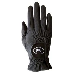 Handschuhe RK Lisboa veredelt mit Swarovski elementen, Damen black 0999 7,5