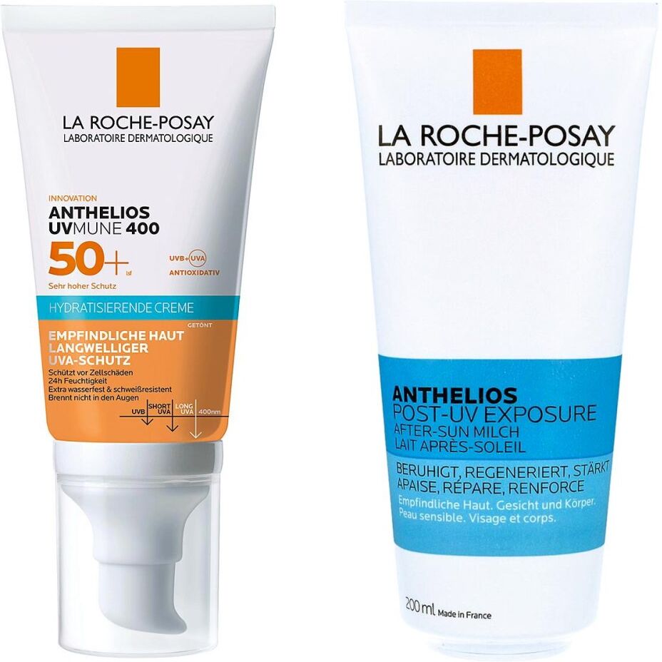 La Roche Posay Anthelios Hydra. Getönte Bb-creme + Anthelios After-Sun Milch