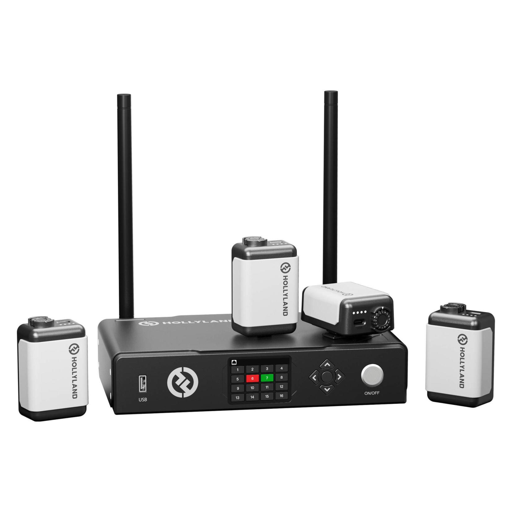 Hollyland Wireless Tally System-4 Lights (800 m) (20T-ALL.YSY-STEM4L)
