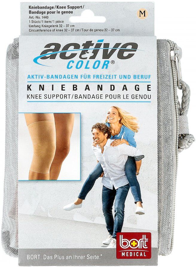 Bort Activecolor Kniebandage medium haut 1stk