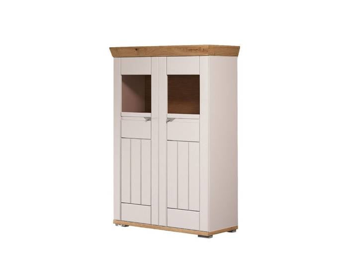 HARPER Vitrine Vitrine HARPER WORCHESTER BHT 96x144x45 cm Glasschrank