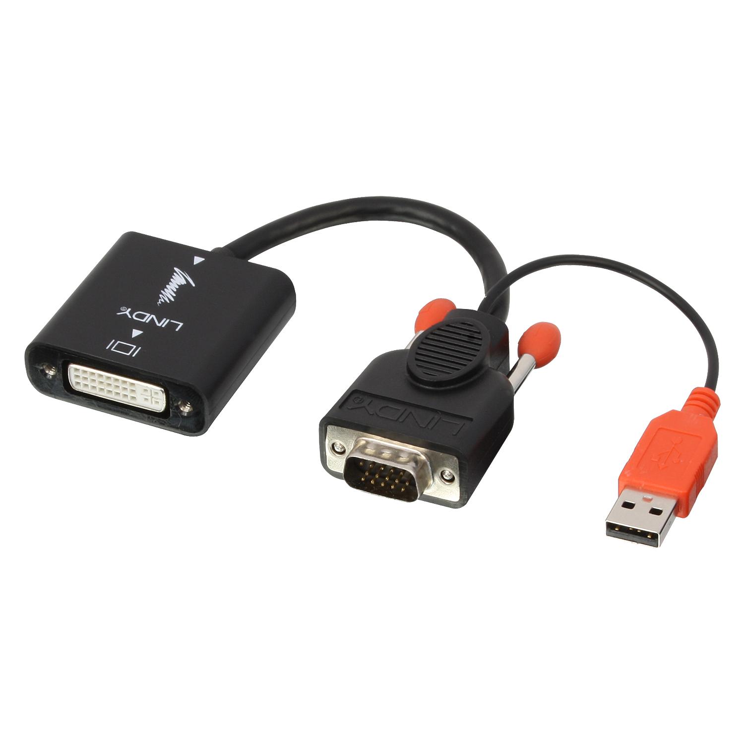 Lindy Video Adapter VGA-DVI (0.20 m) (38184)