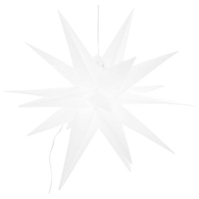 BONETTI LED Stern "Weihnachtsstern, 3D Nordlicht", weiß, Ø 57cm, 1 Stk., Leuchten, Ø 57 cm, mit 6-Stunden-Timer und Farbwechsler, Weihnachtsdeko aussen