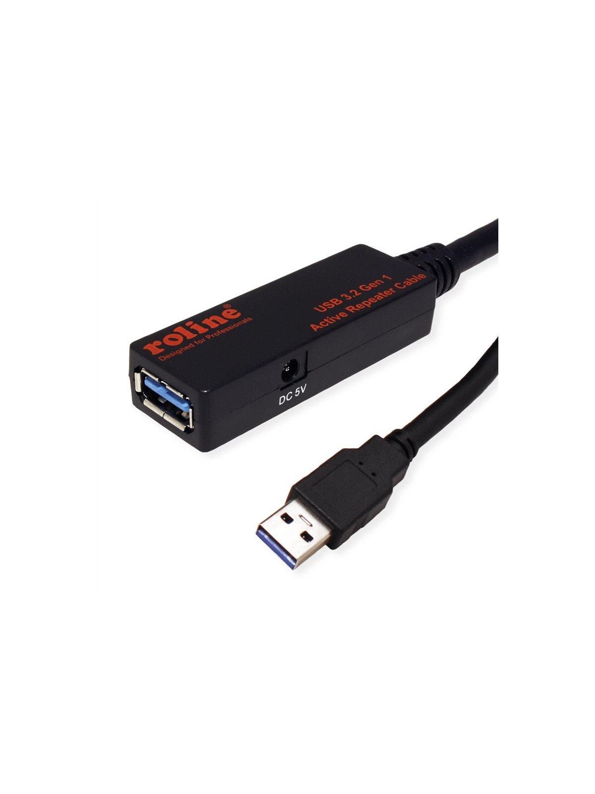 Roline - USB extension cable - USB Type A to USB Type A - 10 m
