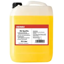 Reinex Spülfix R2 Markenqualität Spüli 10 L Spülmittel enthält spezielle Fett- und Schmutzlöser, hohe Konzentration