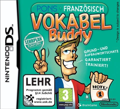 BrainGamePublishing - PONS Buddy Vokabeltrainer Französisch (NDS) - Preis vom 09.10.2026 07:28:09 h