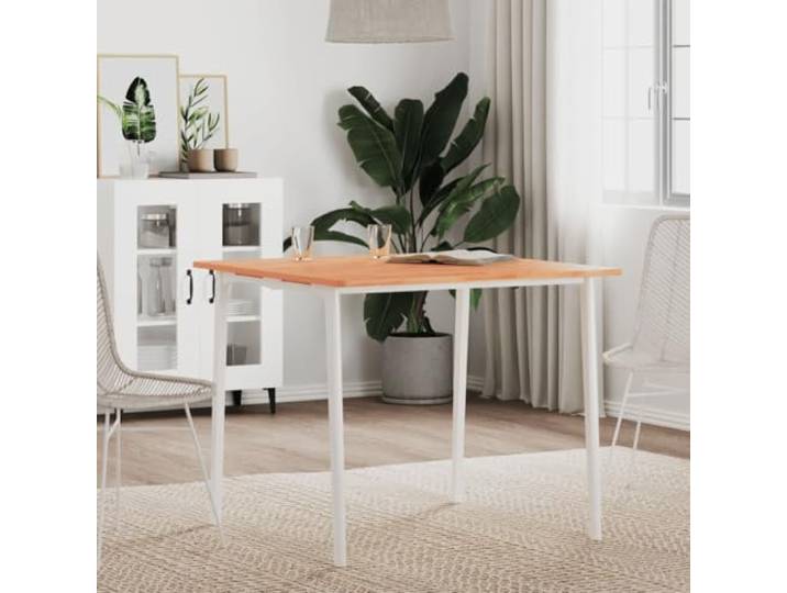 HEFZGDB Massivholz Tischplatte 80x80x1,5 cm Quadratisch Buche Naturmaterial Tischplatte Ersatztischplatte Abgerundete Ecken Vielseitig Einsetzbar für Esstische Möbelprojekte Einfache