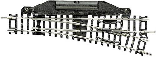 Fleischmann 22263 N Gleis (ohne Bettung) Weiche, elektrisch, rechts 112.6mm 15° 362.6mm 1St.