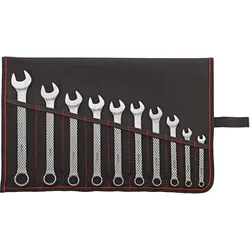 FORMAT Ringmaulschlüssel Set 8-24mm in Rolltasche DIN3113A 10-teilig