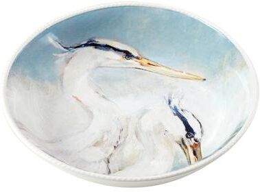 "Certified International Shorebirds 144 oz. Serving Bowl - 13"" Dia x 3"""