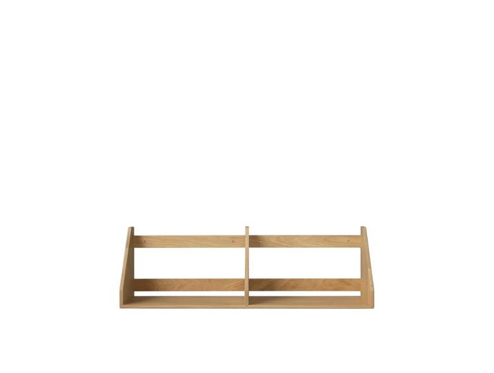FDB Møbler Étagère B5 gloss 5 80x21 cm Oak nature lacquered