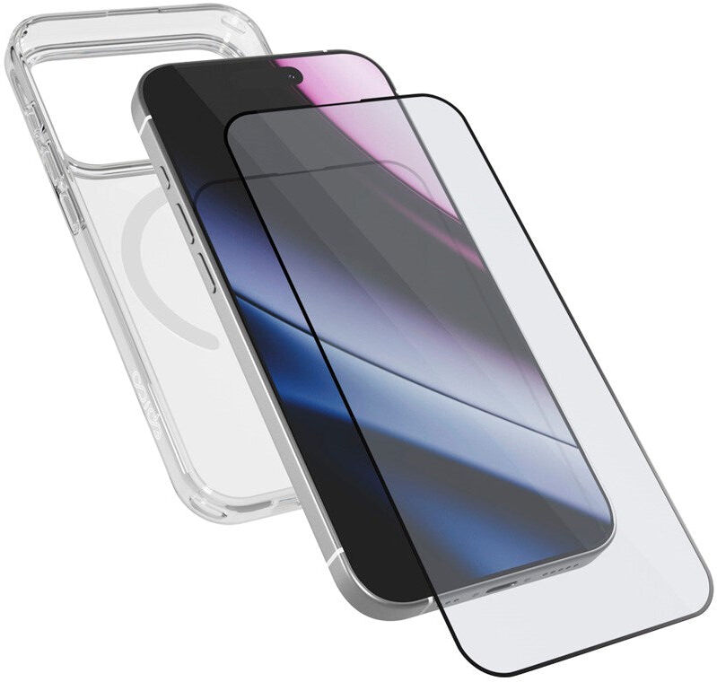 iPhone 17 Pro Epico Beskyttelsessæt - MagSafe Bagsidecover & Skærmbeskyttelse - Gennemsigtig