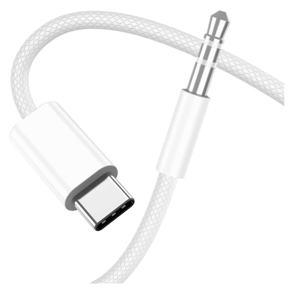 PowerGuard C-to-Aux-Plug USB Type C zu 3.5mm Klinke AUX Audio Kabel (Digital -> Analog) (00034831)