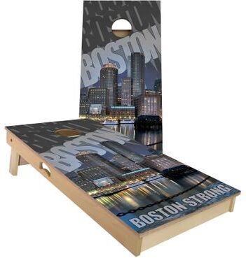 Skip's Garage Boston City Outdoor Cornhole Board Set