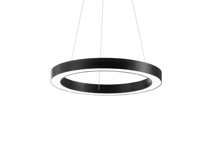ideal lux Hängeleuchte Oracle, schwarz, für Wohn- / Esszimmer, Aluminium, Modern