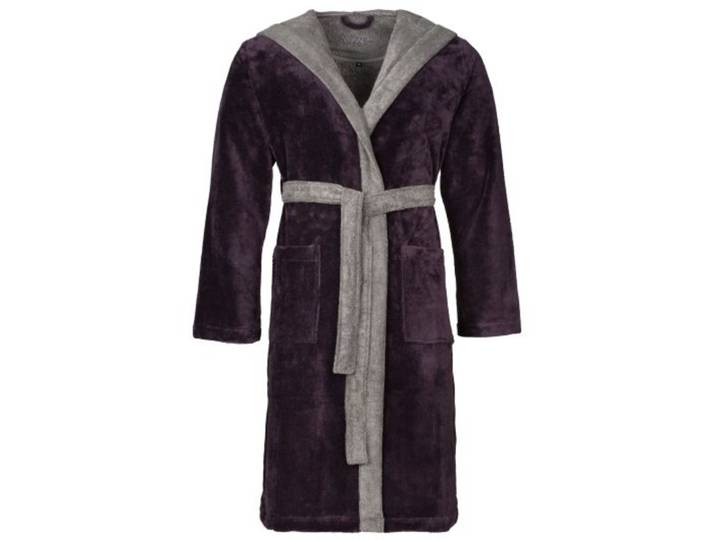 Bademantel Poppy XXL anthrazit Polyester XXL