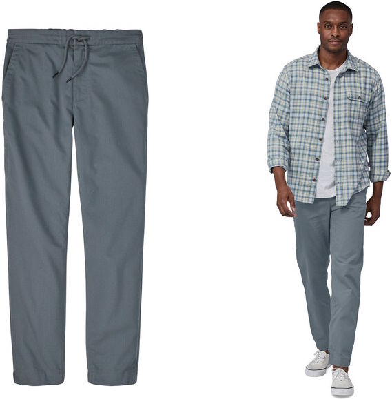 Patagonia Mens Twill Traveler Pants-Plume Grey (Plgy)-Xl