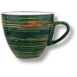 Wilmax England Wilmax Tasse 190 ml Grün Porzellan, 6er Set